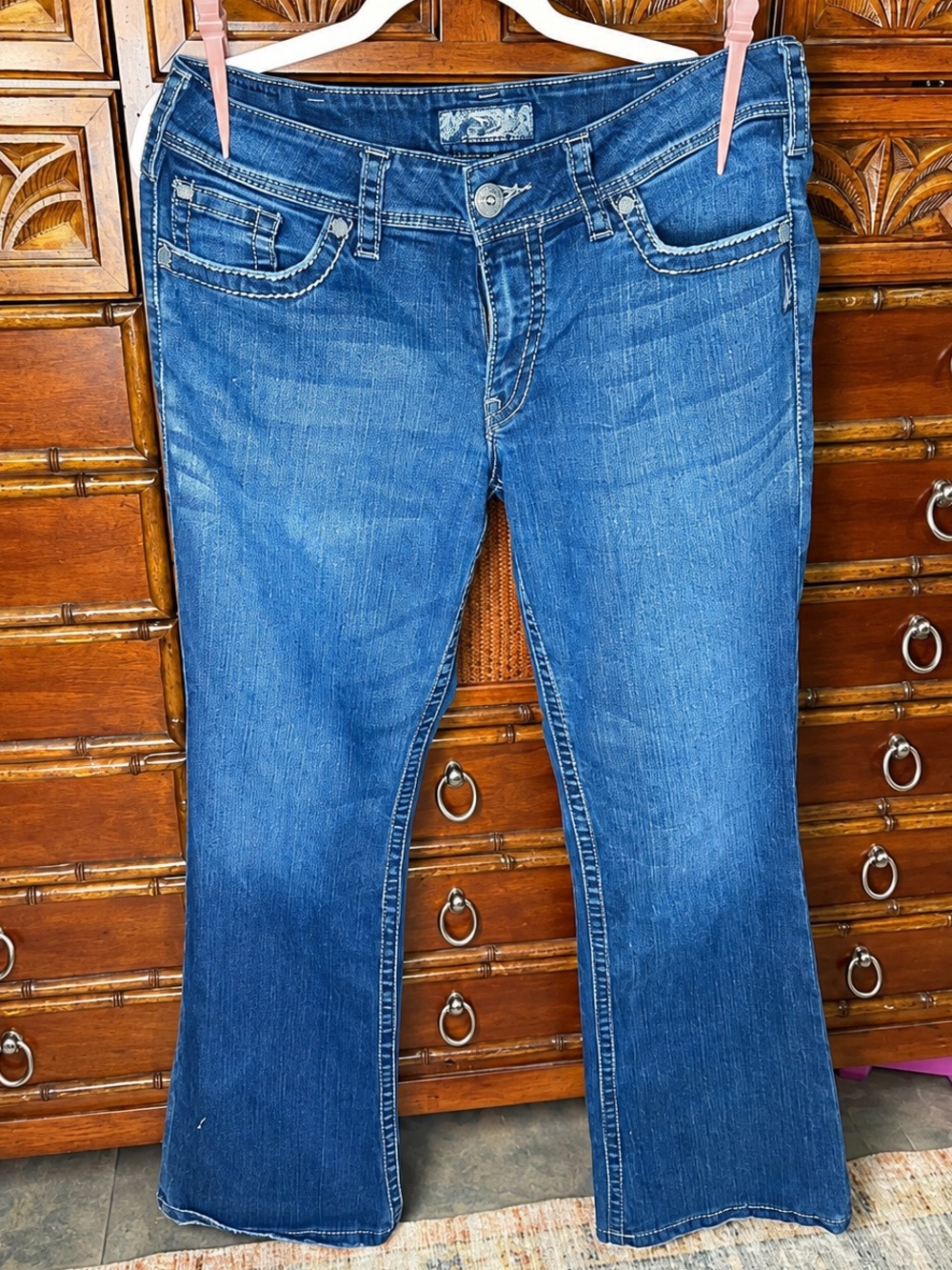 Silver Jeans Co. Suki Surplus Women’s Bootcut Jeans Medium Wash W33 L32